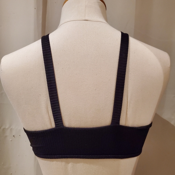 Like new black cut-out ribbed bikini high-waisted - Picture 7 of 10